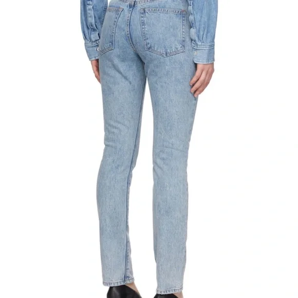 Wardrobe.NYC classic high rise bootcut - Picture 2 of 2